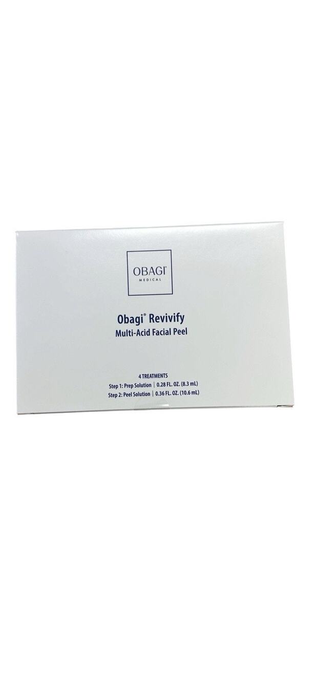 Obagi Revivify Multi-Acid Facial Peel Kit 4 Treatments New Factory Sealed